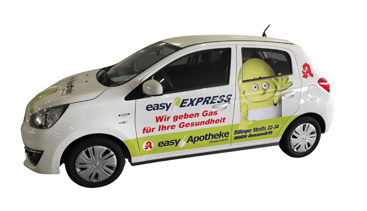 Botendienst-Auto von easy Apotheke